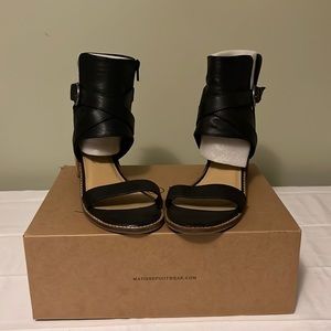 Coconuts By Matisse Black leather Sandler